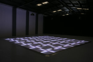 White LED dance floor