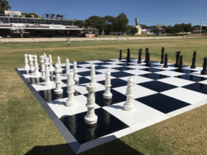 chess board floor