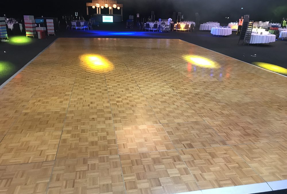 Dance floor for Awards Night at Perth Convention Centre