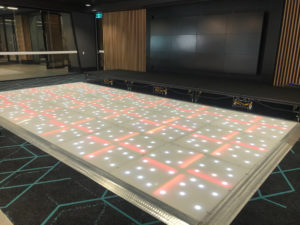 LED dance floor for Corporate event