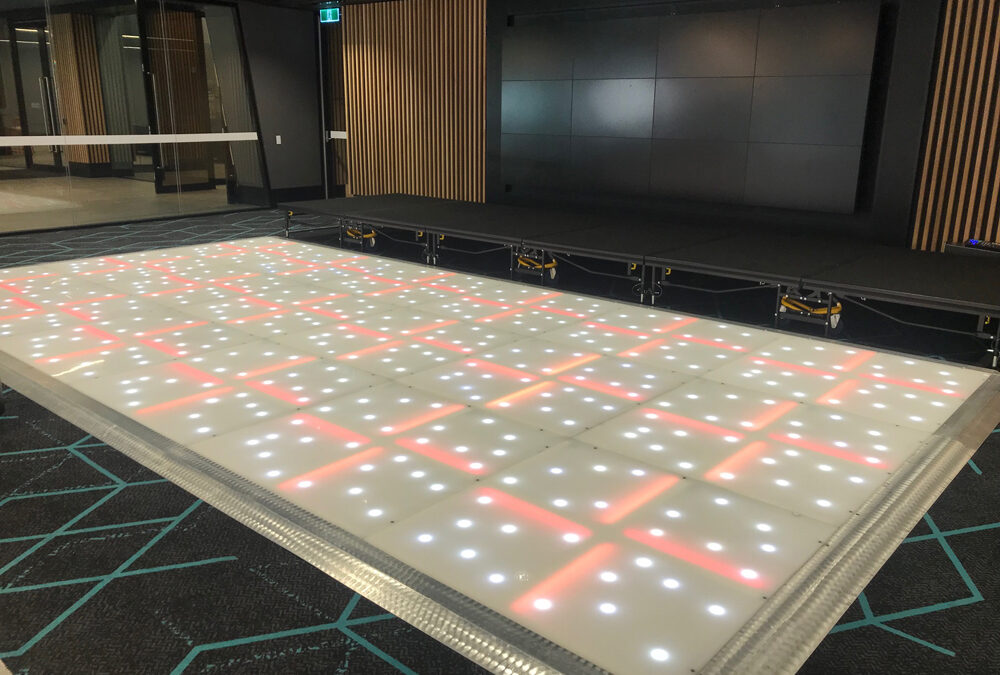 LED dance floor for Corporate event