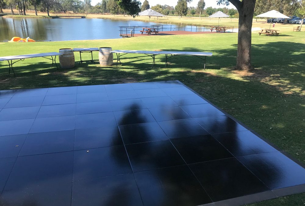 Outdoor dance floor