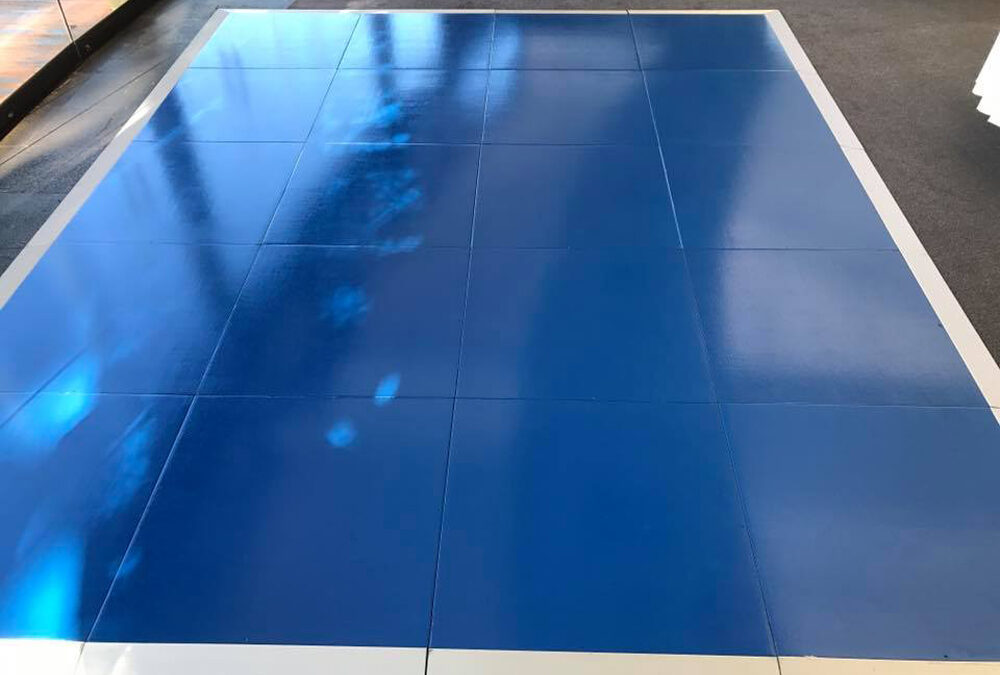 Gloss Blue dance floor