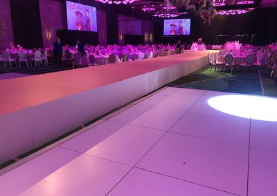 24m Bright Pink Runway for Crown Perth’s Melbourne Cup luncheon